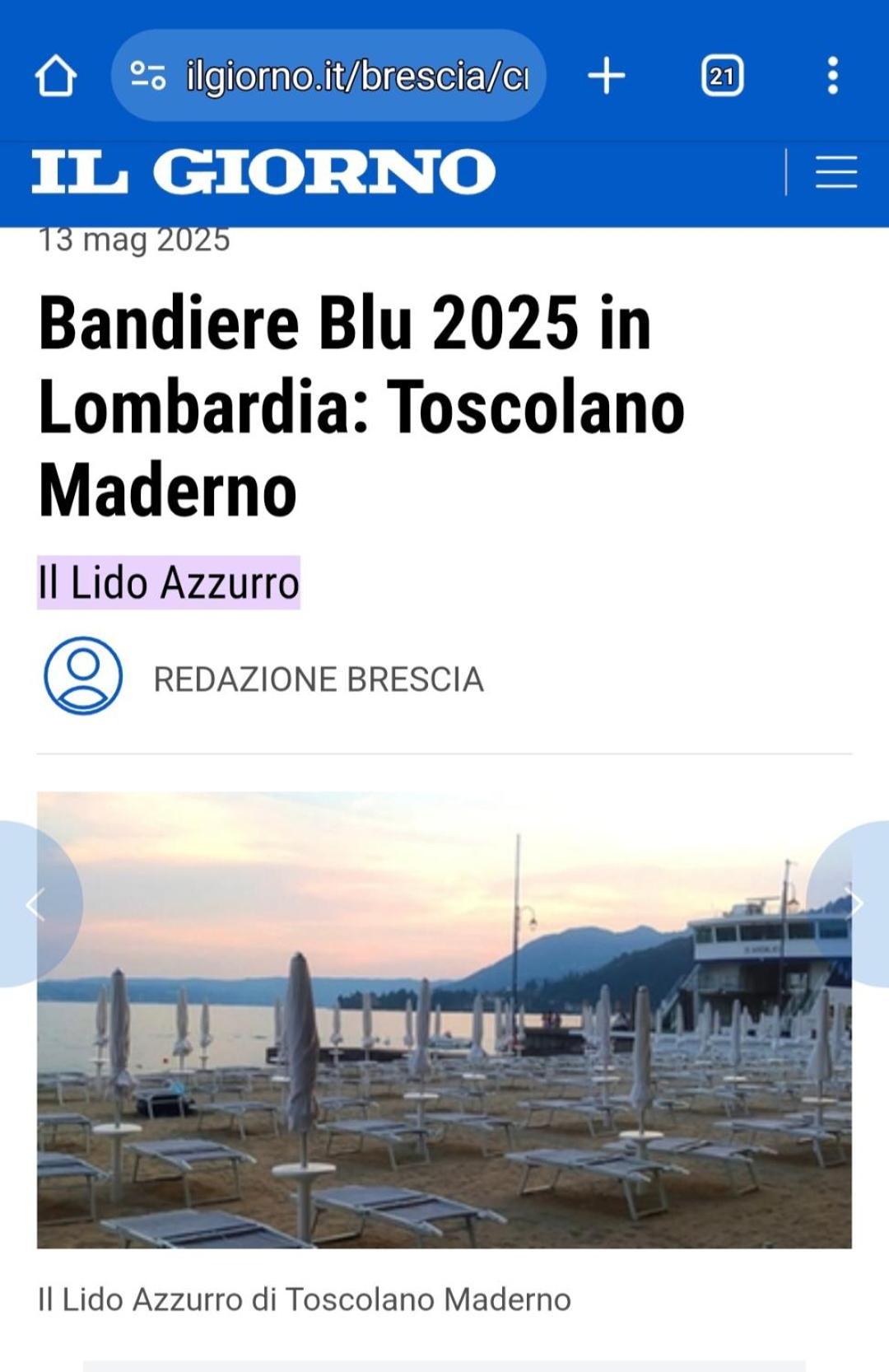 Appartamento Lido 'With Parking Space Included' Тосколано-Мадерно Екстер'єр фото